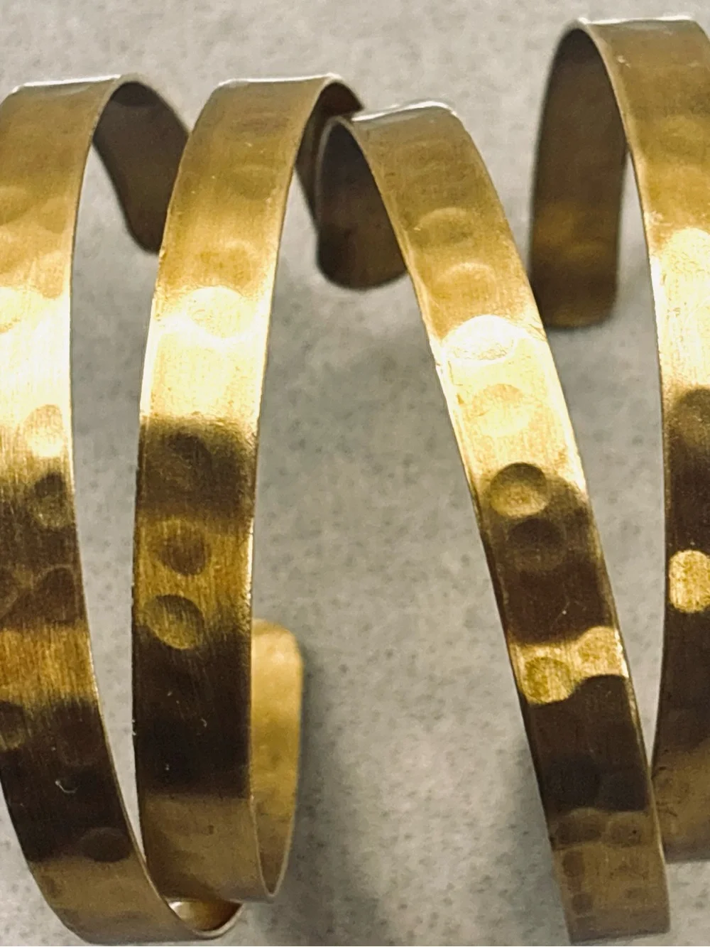 1970’s Hammered Gold Cuff Bracelet
